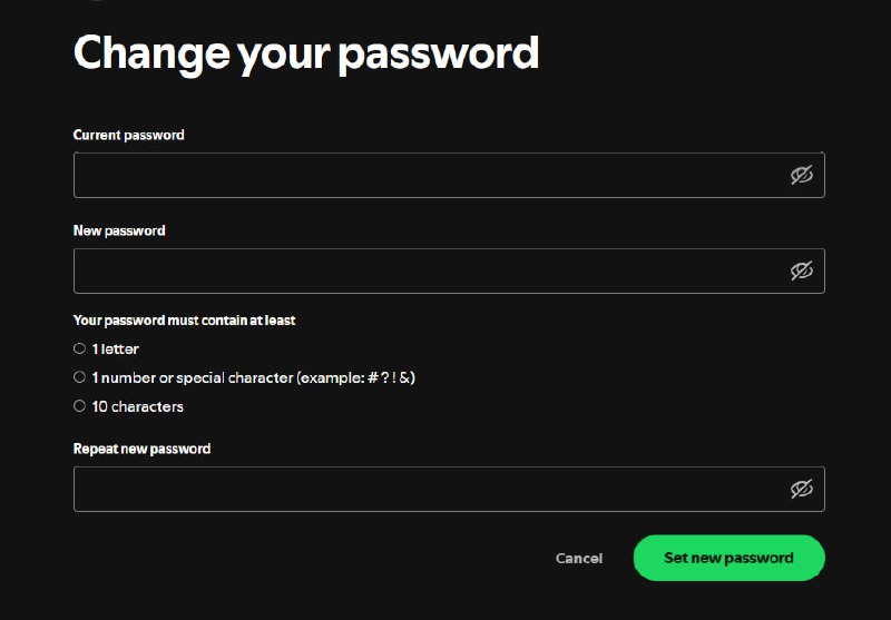 不理解 Spotify 为什么不提供忘记密码的选项，折磨！